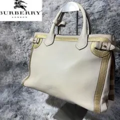 [大人気]　バーバリー　BURBERRY　ハンドバッグ　ノバチェック　切り替え