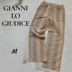 レトロ✨GIANNI LO GIUDICE✨デニムパンツ ストライプ柄 M相当