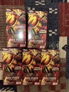 ワンピースカードゲーム THE BEST2 ザベスト2 5個新品未開封