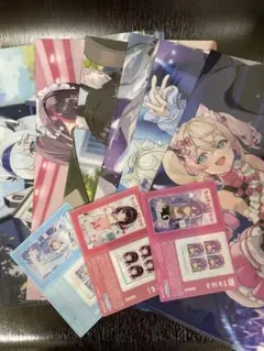 ホロライブ　クリアファイル全６種 クリアシート３種セット　ローソン