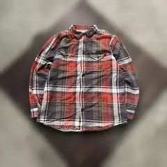 7AS9 OLDNAVY タータンチェック柄　シャツジャケット　裏ボア　古着のサムネイル