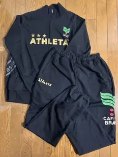 【限定オーダー】ATHLETA サッカー用ジャージ ブラック　Oサイズ