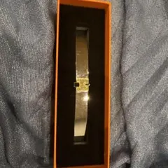 HERMES バレッタHロゴ シルバー ゴールドのサムネイル