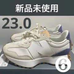 ⑥23.0 ニューバランス　レディーススニーカー　WS327RD B ホワイト