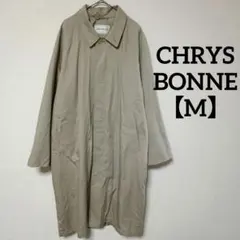 CHRYS BONNE【M】ステンカラーコート 90A4 ベージュ ロング丈