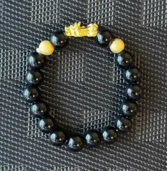 ブレスレット 数珠 黒 ジュエリーアクセサリー