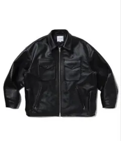barbell object LEATHER COVERALL レザージャケット - メルカリ