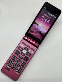 W5K610◆ かんたんケータイ SIM解除済み KYF41 ガラケー 携帯電話