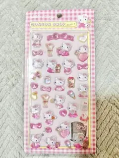 ハローキティ サンリオ ボンボンドロップシール 立体 ぷっくり ボンドロ
