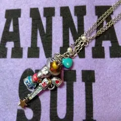 アナスイ ドール 人形 カウガール ウエスタン チャームネックレス レア