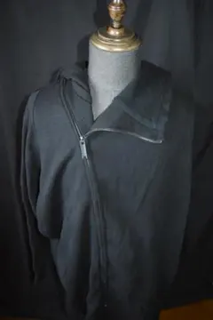 【美品】ZARA MAN　ザラ　ファスナーロングコート　黒　EUR　L