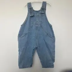 美品　THE SIMPLE FOLK デニムオーバーオール　18-24m