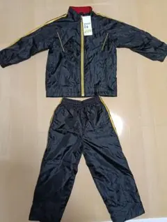 ジャージセット 黒/金 サイズ120