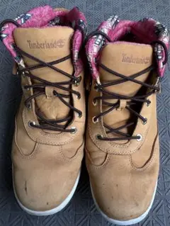 Timberland ベージュ ハイカットブーツ
