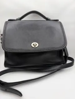 極美品✨️COACH コーチ ミニボストン ブラック ターンロック 13693 