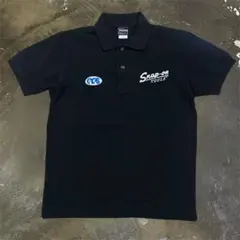 ★00s Snap-on tools ブラックポロシャツ ワーク ソリットレンチ