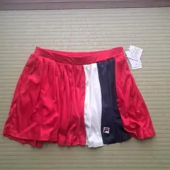 お値下 テニスウェア レディースFILA プリーツスカート M 新品未使用