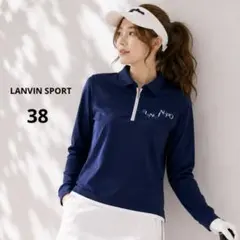 LANVIN SPORT ゴルフウェア 長袖ポロシャツ M レディース 春秋のサムネイル