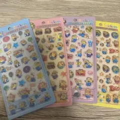 ミニオン　ミニオンズ　ジュエリードロップシール シール4枚セット