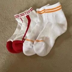 スポーツ用ストライプソックス2セット