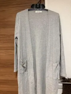 CECIL McBEE グレー ロングカーディガン