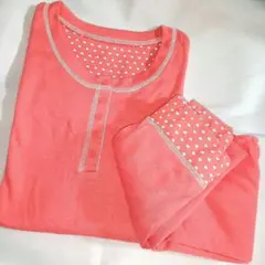 GU スウェットセット ルームウェア パジャマ 長袖 ピンク