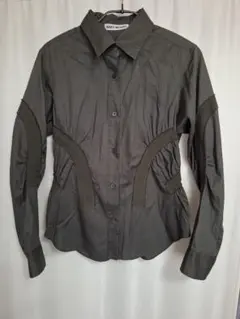 ISSEY MIYAKE イッセイミヤケ 長袖シャツ カーキ　Yシャツ