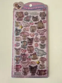 【正規品】サンリオ キャラクターズ うるちゅるポップシール 日焼け