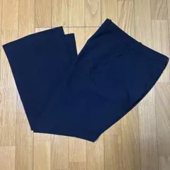 UNIQLO スマートフレアパンツ BLACK