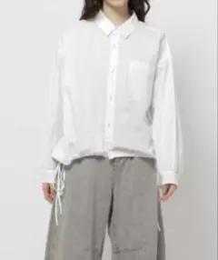 ニコアンド マーセドロストリボンシャツ L