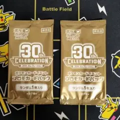 ポケモンカード　ジムプロモ　パック　2パック　未開封