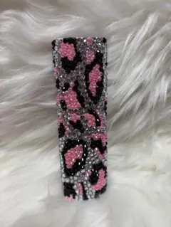 iQOSケースデコ イルマワン ピンク ヒョウ柄