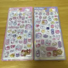 海外限定正規品　キティライセンス有 ボンボンドロップシール　2枚セット