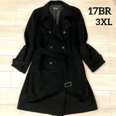 Emchariot カシミヤ混 チェスターコート ベルト 大きいサイズ 17BR