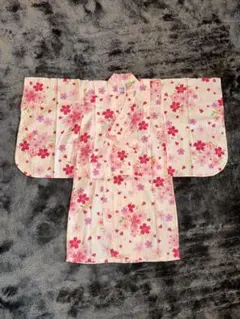 ミキハウス キッズ 浴衣 桜柄 110cm ※クリーニング済のサムネイル
