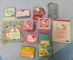 値下げ]7点 サンリオ キティ まとめ売り レトロ ピンク はろうきてぃ
