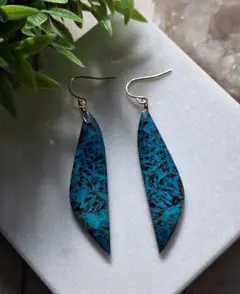 14kgfクリソコラ　大きめ！ピアス