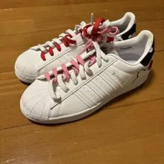 新品限定ハローキティ×アディダススーパースター27.5cmKITTYコラボ別注