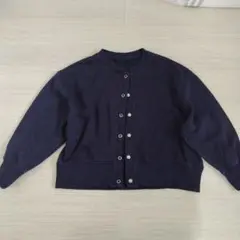GU ネイビー カーディガン 130サイズ