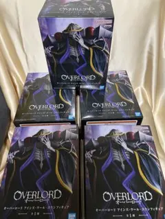 5個　オーバーロード アインズ・ウール・ゴウンフィギュア
