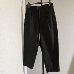 UNIQLO U リラックスフィットテーパードパンツ 76 ブラック