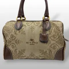 美品』ETRO(エトロ)ハンドバッグ ベロア系生地 - メルカリ