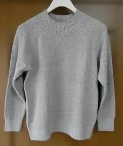 UNIQLO ミドルゲージ クルーネックセーター グレー Lサイズ