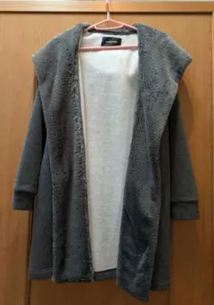 【美品】ファー付 カーディガン