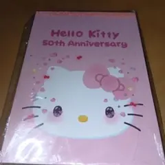Hello Kitty 50th Anniversary メモ帳 A6レトロ