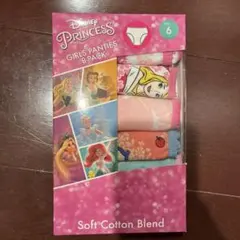 ディズニープリンセス　下着6枚　サイズ6