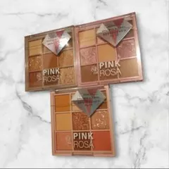 アイシャドウパレット　まとめ売り　3個セット！ブラウン　ピンク　春メイク