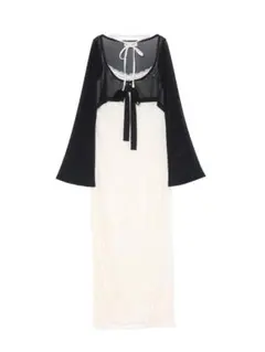 andmary Sara silky dress black Sサイズ - メルカリ