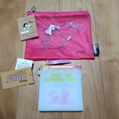 スヌーピー　コインケースオーロラ　PVCケース