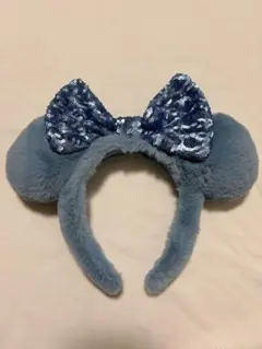 ミニー　水色　カチューシャ